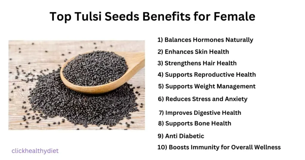 Top 10 Tulsi Seeds Benefits for Female: A Natural Boost for Women’s Health