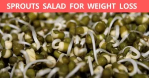 Sprouts salad for weight loss